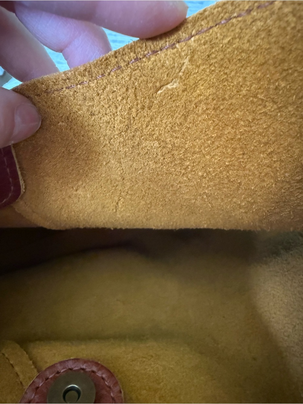 NWOT Portland Leather Goods Oversized Naomi in Sienna - Picture 6 of 7
